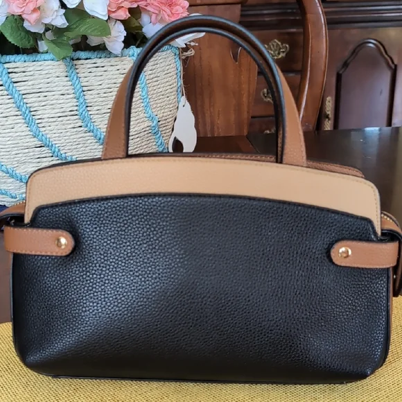 Nanette Lepore Black and Tan Purse - Picture 6 of 16